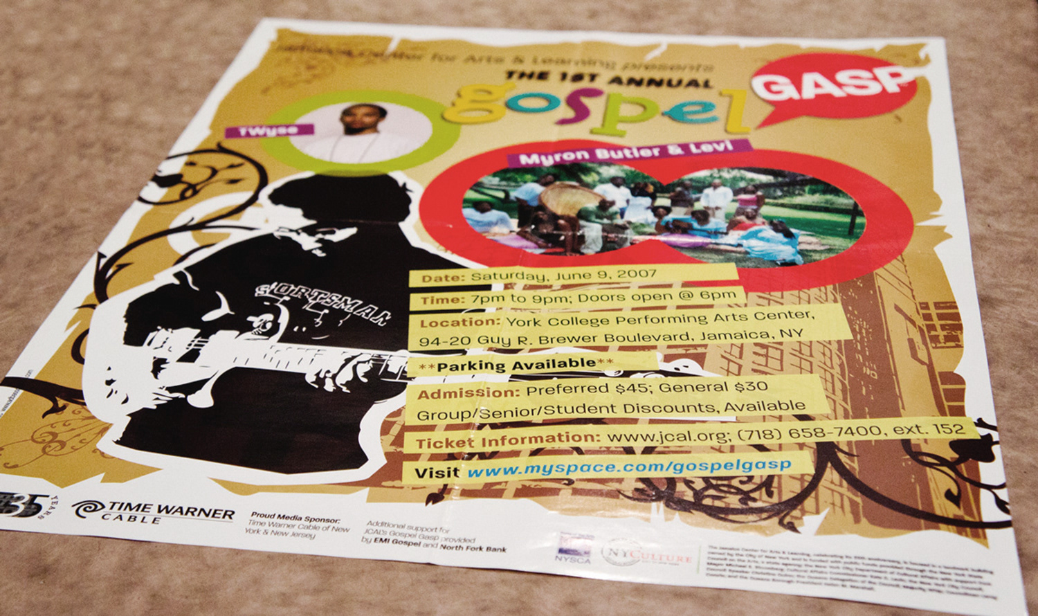 jcal gospel gasp poster