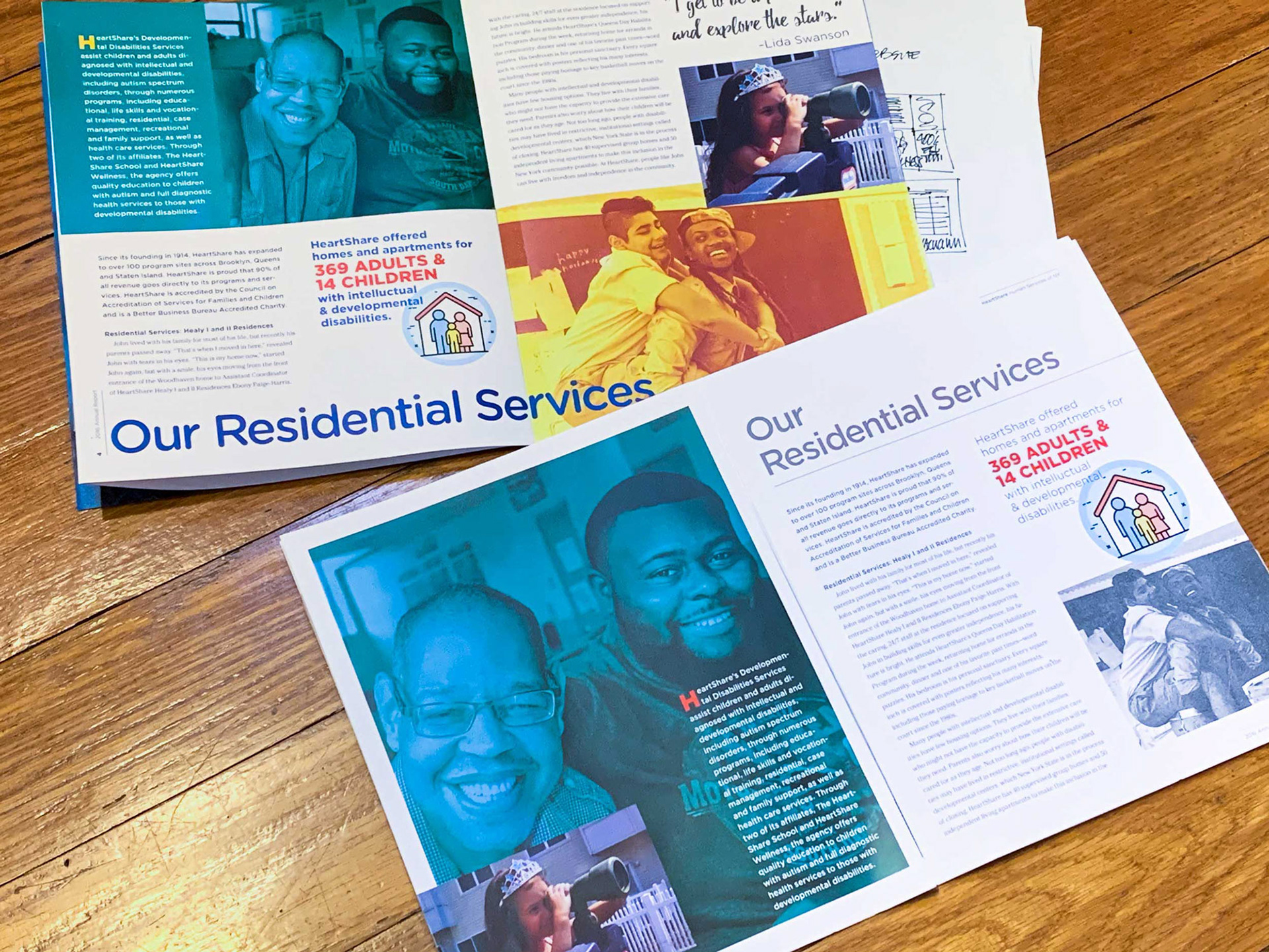 2016 heartshare ny annual report mockups