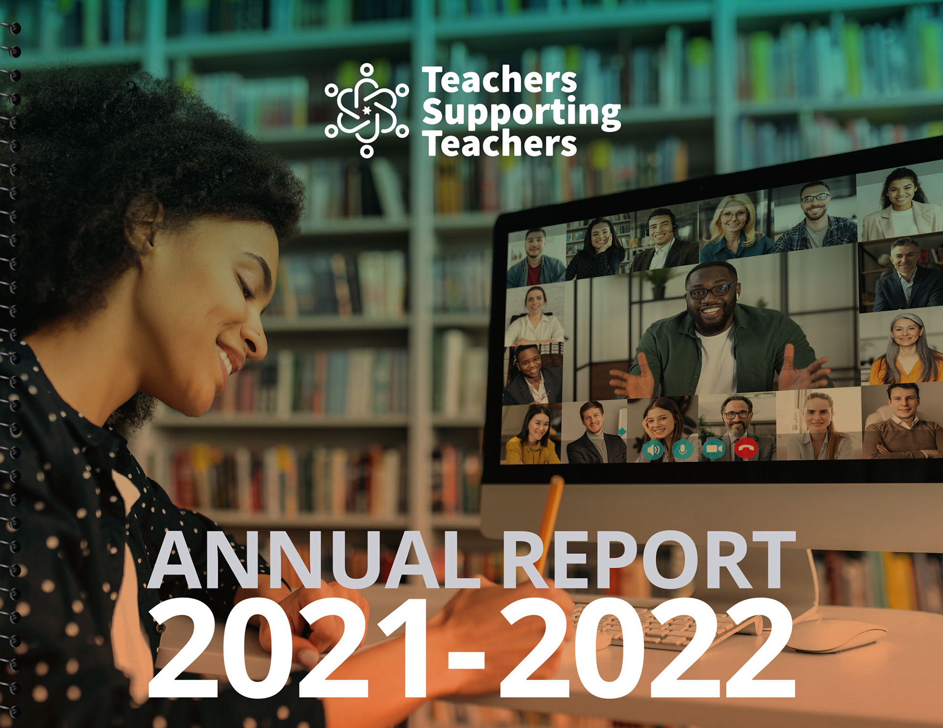 annual report cover teachers supporting teachers 2022