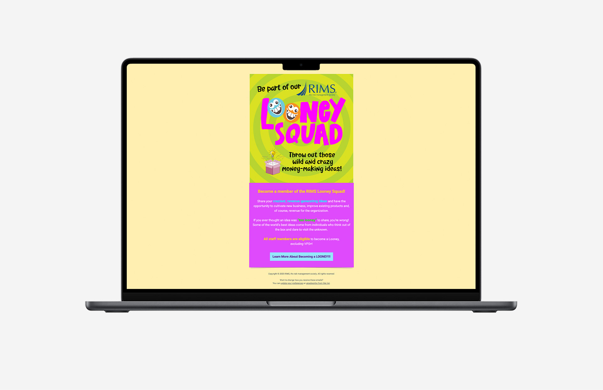 Looney Squad Email Test