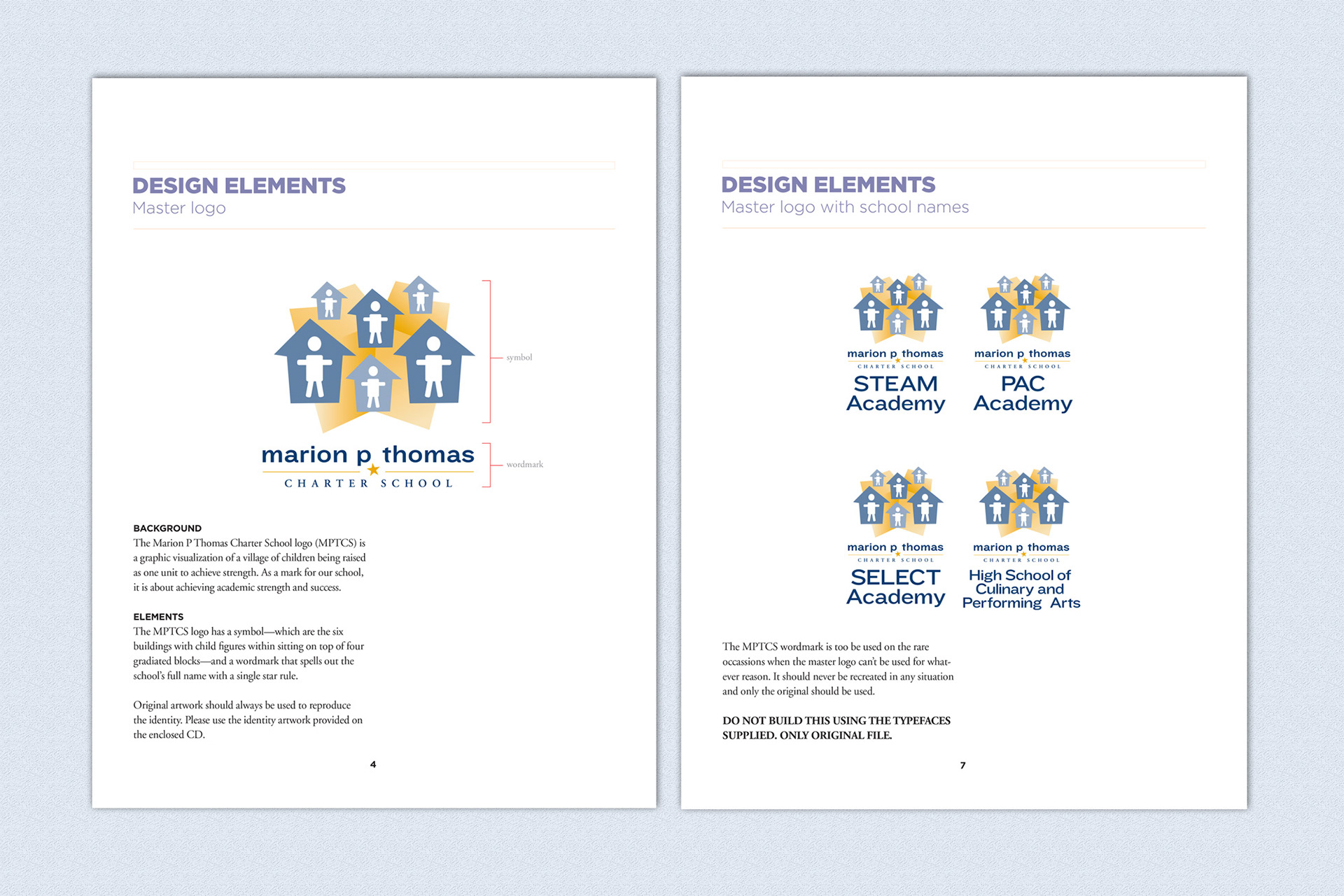 logo guidelines marion p thomas charter school