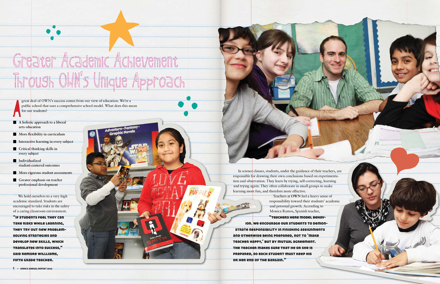 own charter school annual report approach