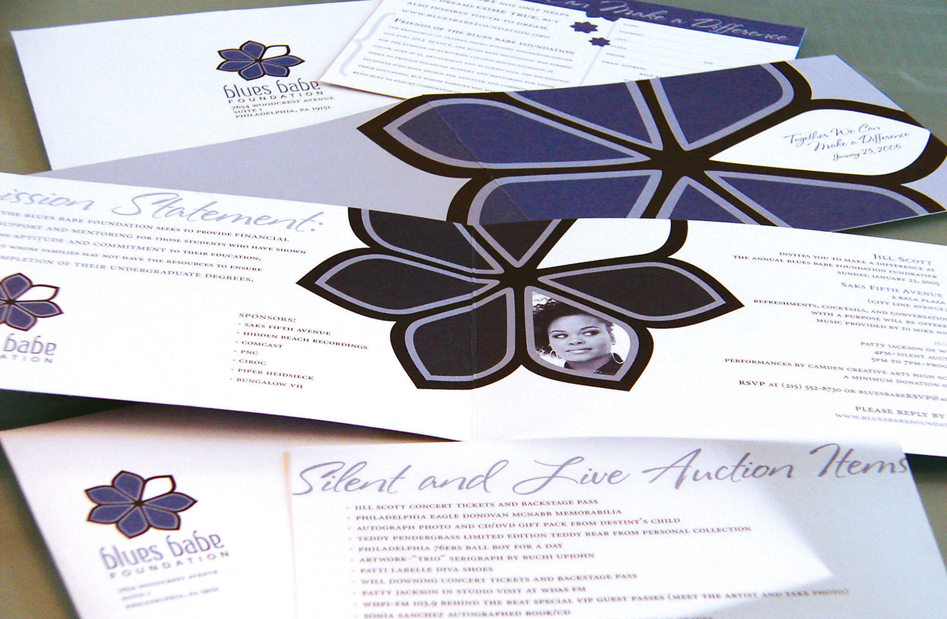 invitation set for blues babe