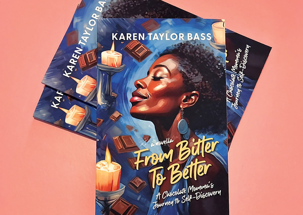 illustrated cover for from bitter to better paperback novella stacked together