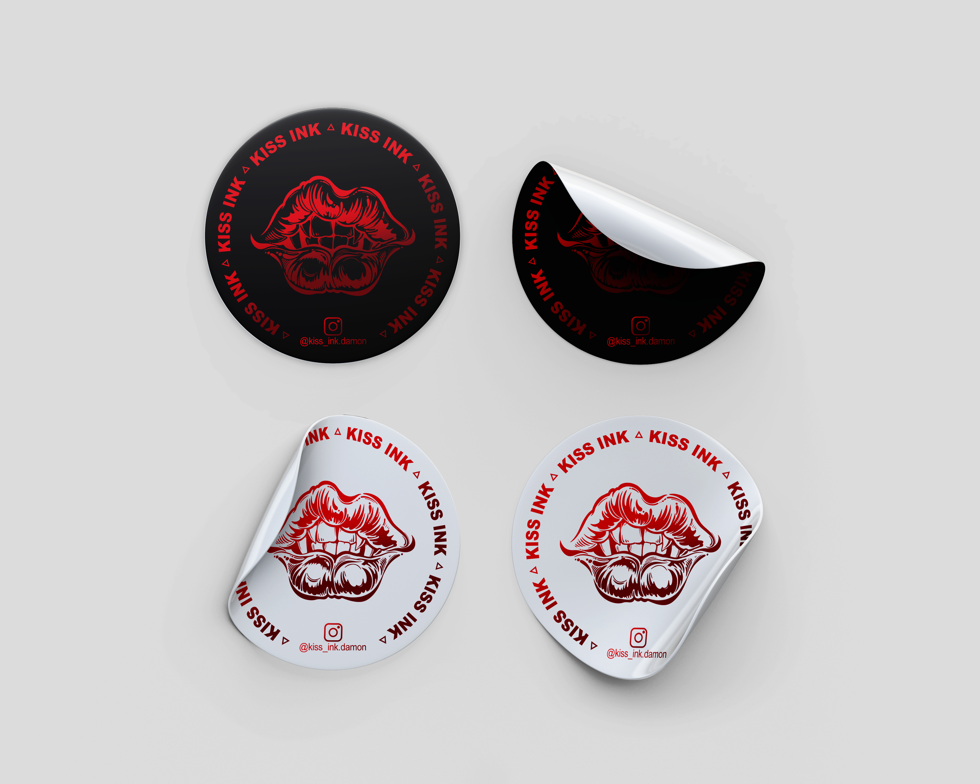 Naklejki dla studia tatuażu