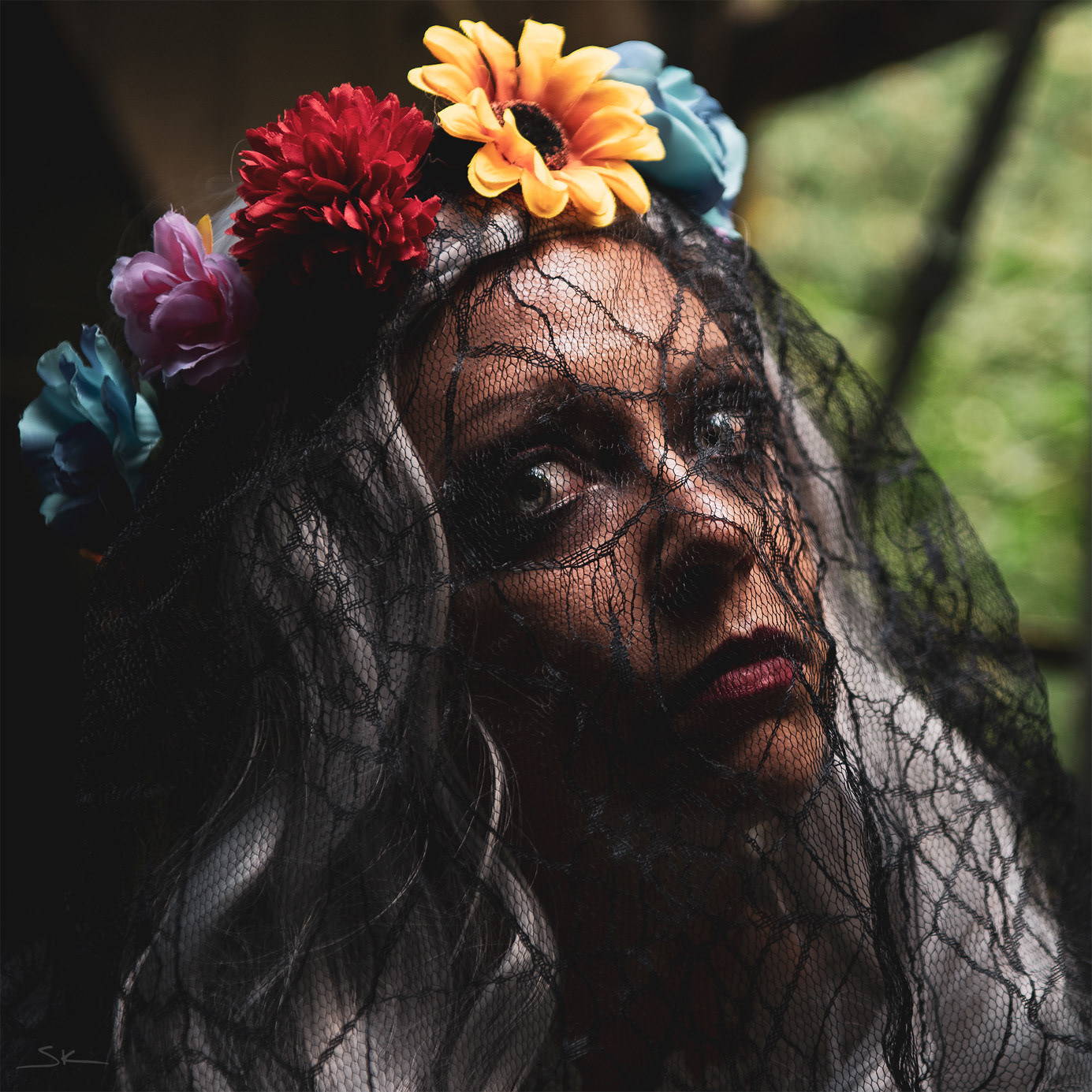 scary bride zombie