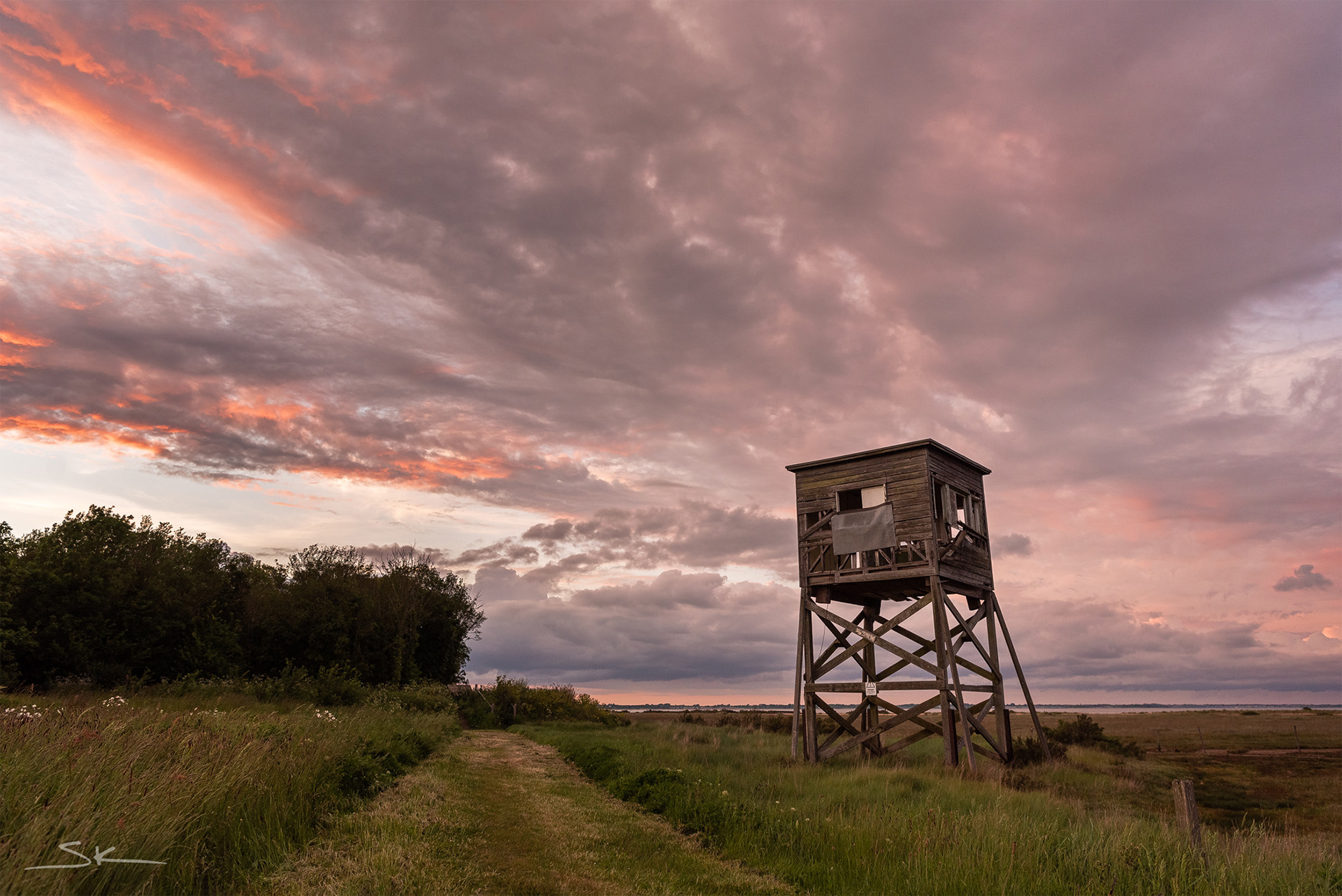 bradwell on sea sunset