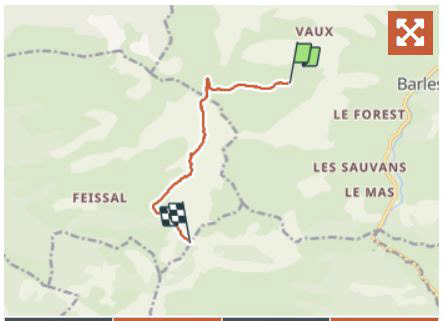 Départ de la bergerie de Chine, montée à la Croix de Veyre, descente par GR6, et bifurcation vers le col Saint-Antoine par PR jaune