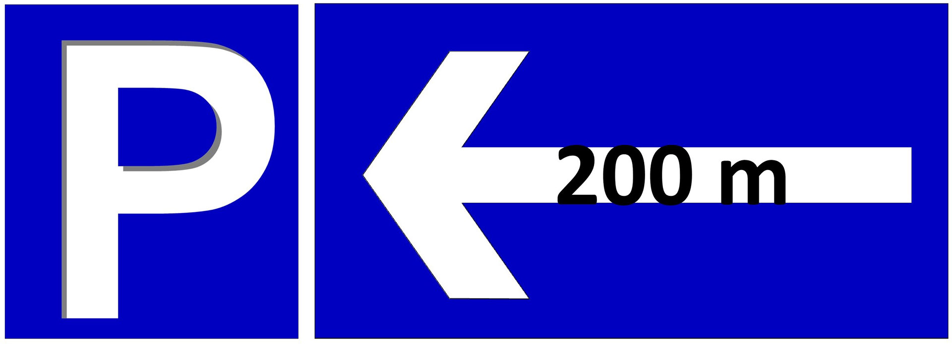 Indication à Mélan d'un parking via CD17 jusqu'au terreplein qui entoure l'église et le cimetière de Mélan