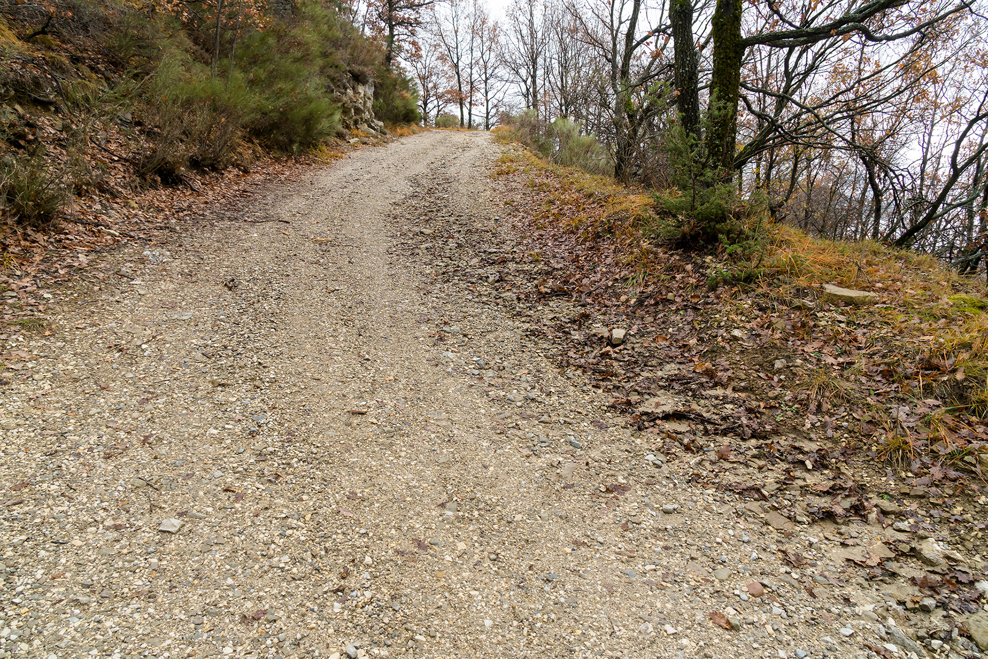 Montée sous le Sufron, écoulement non maitrisé dans ce secteur