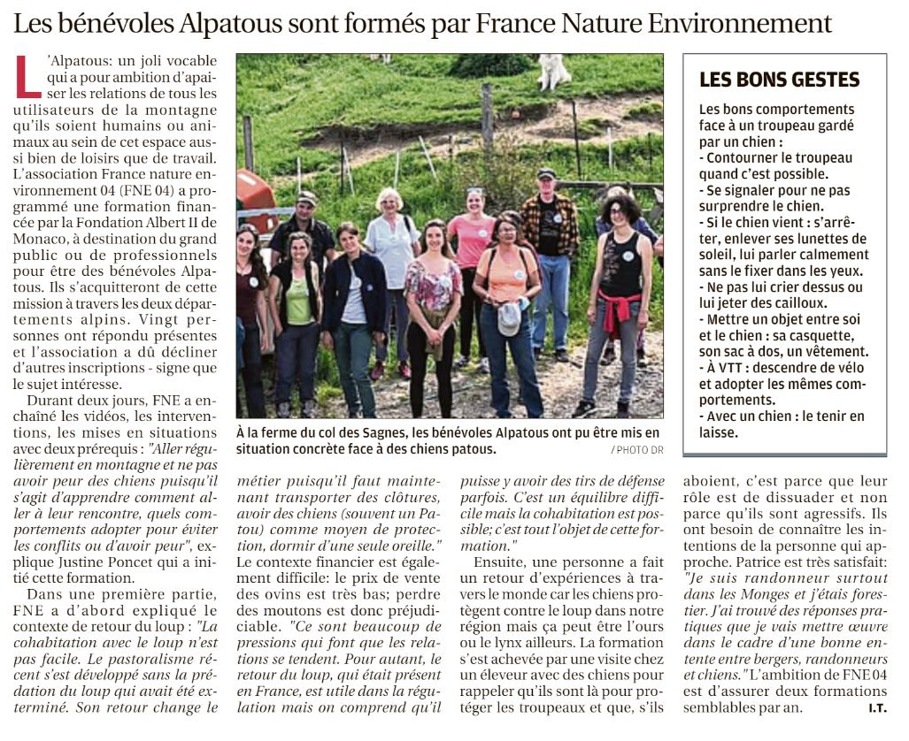 Journal La Provence Mai 2021