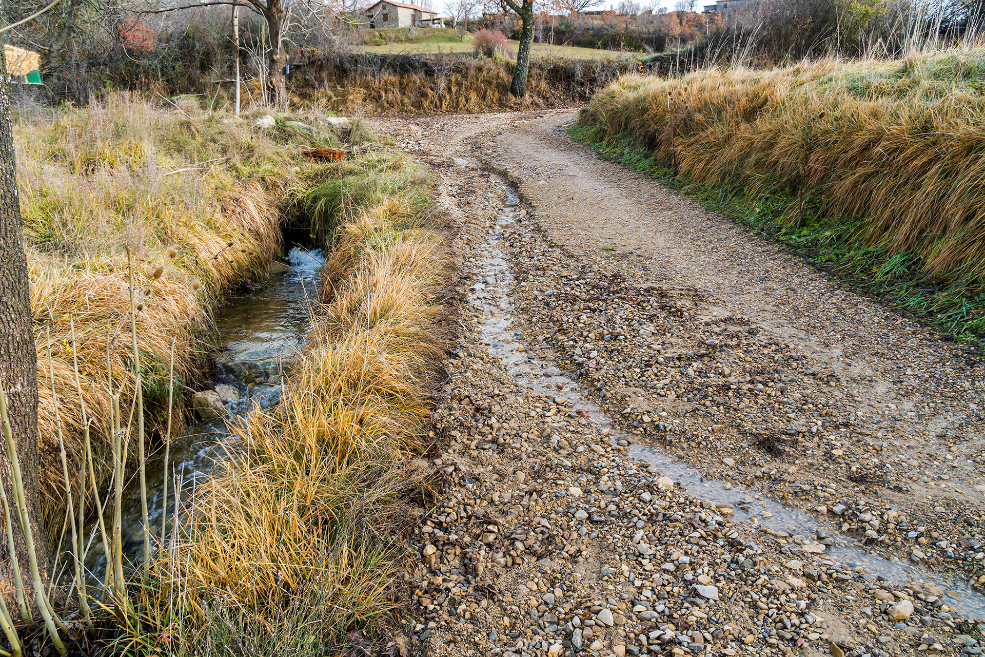 Départ du chemin de la Combe