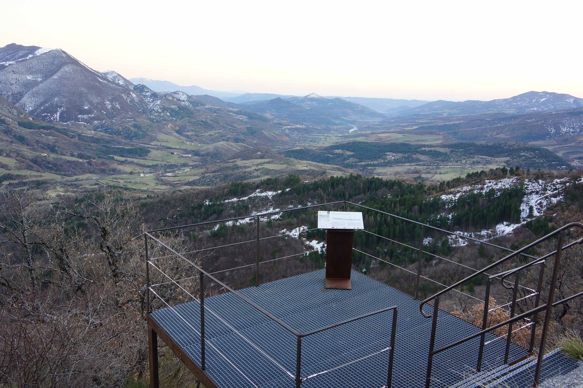 Point d'observation du col de l'Hysope
