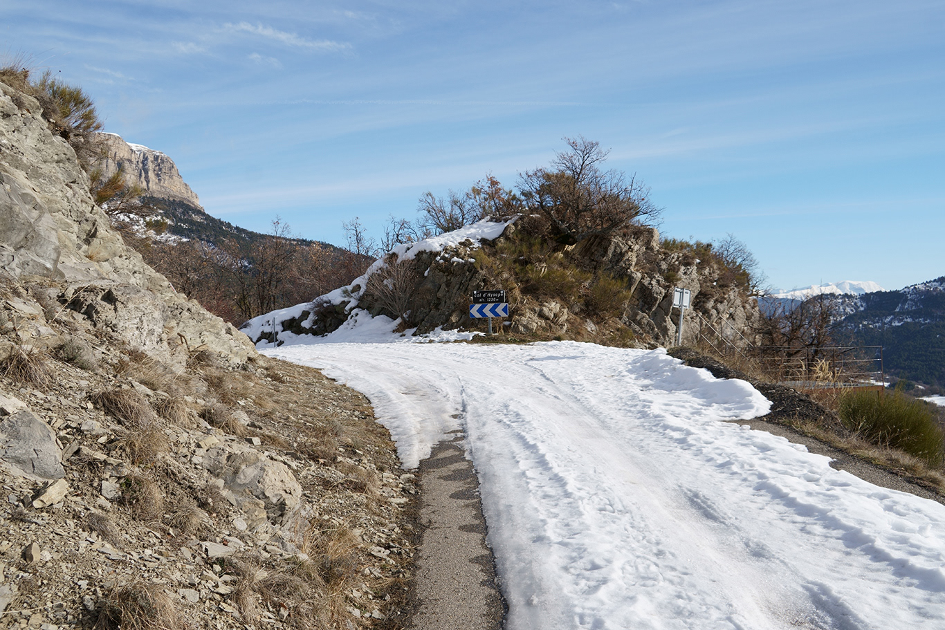 Passage du col de l'Hysope