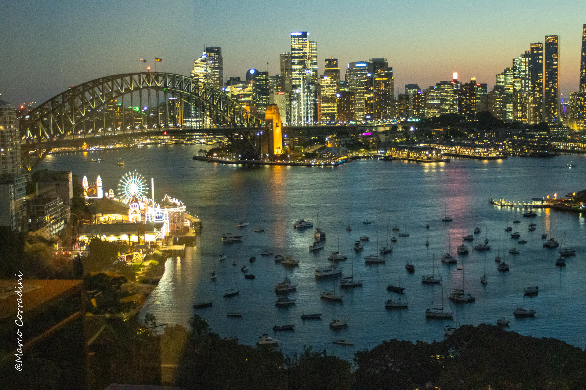 Old bridge Sydney, Australia, cityscape, night,view,