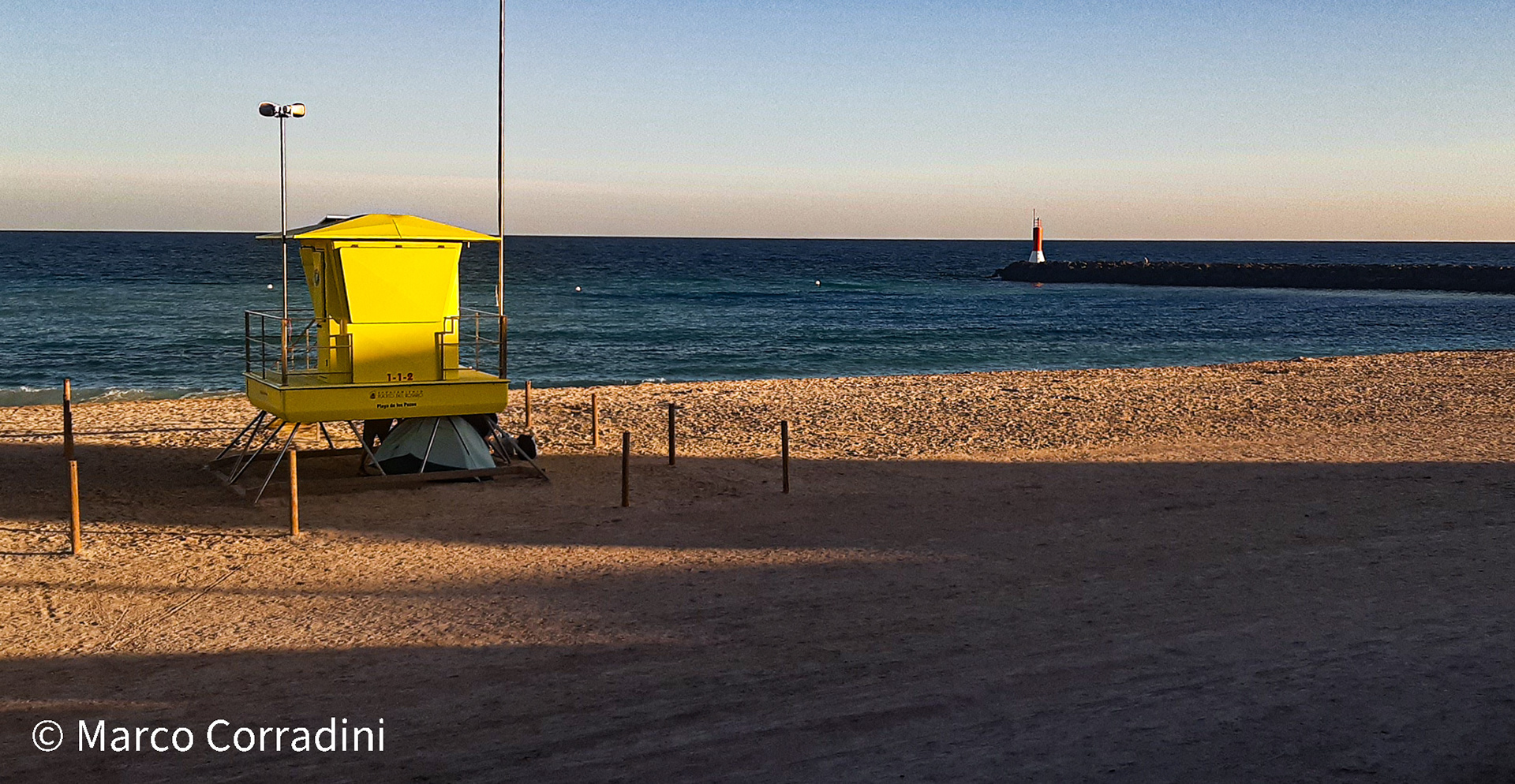 Lifeguard tower in Puerto del Rosario