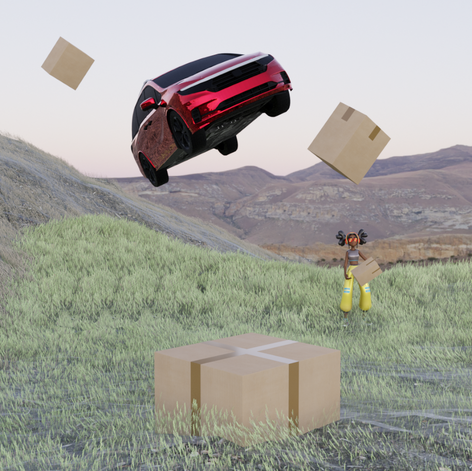 Get a Move On 3D Concept art