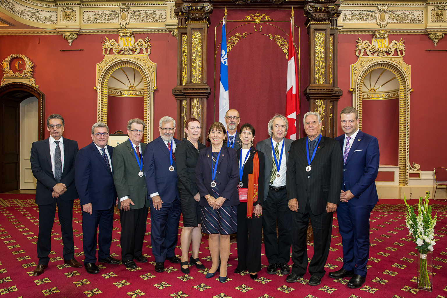 Cérémonie de remise des insignes, Conseil supérieur de la langue française Québec © Marion Gotti