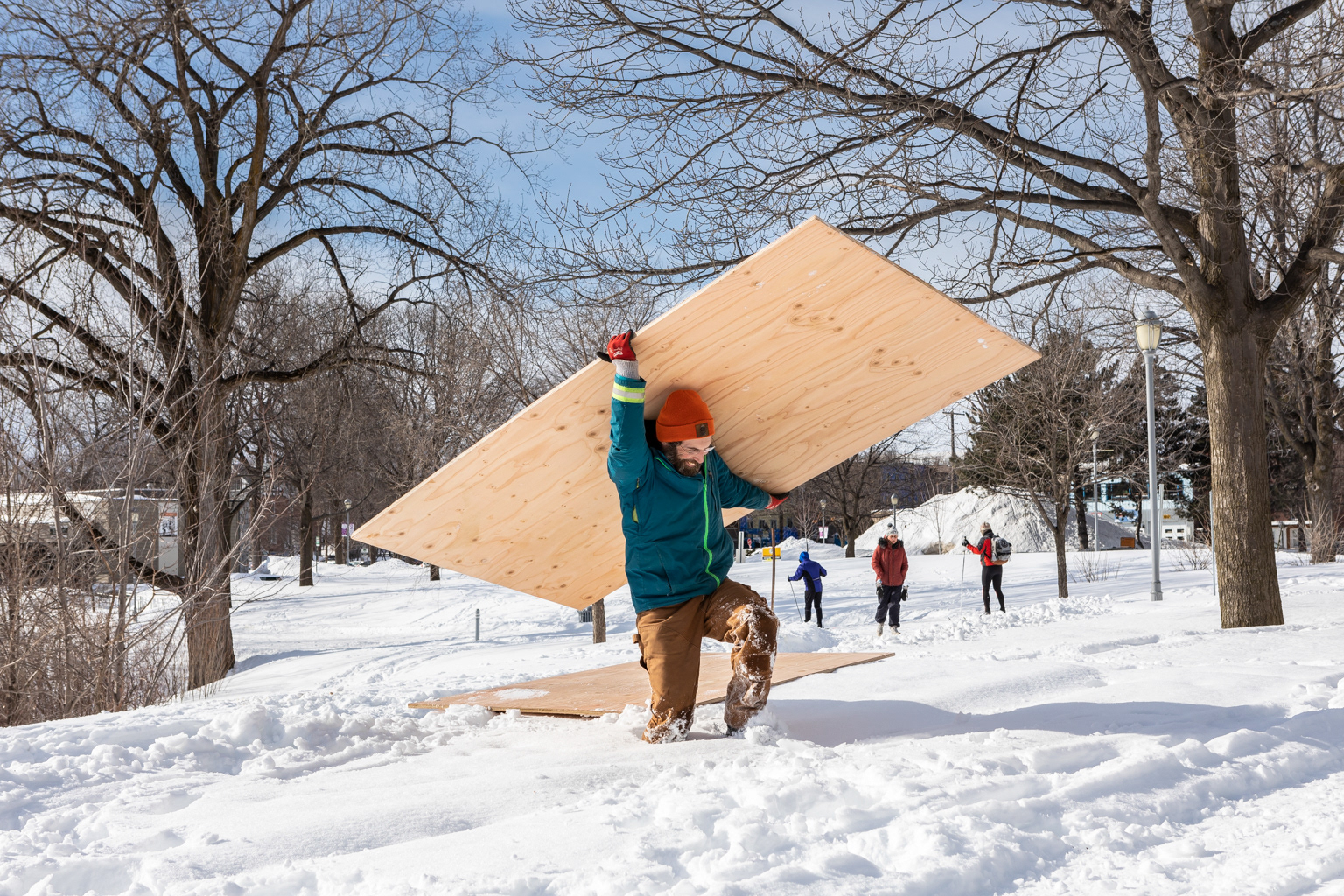 Jardin d'hiver avec Manif d'art, Mathieu Gotti © Marion Gotti