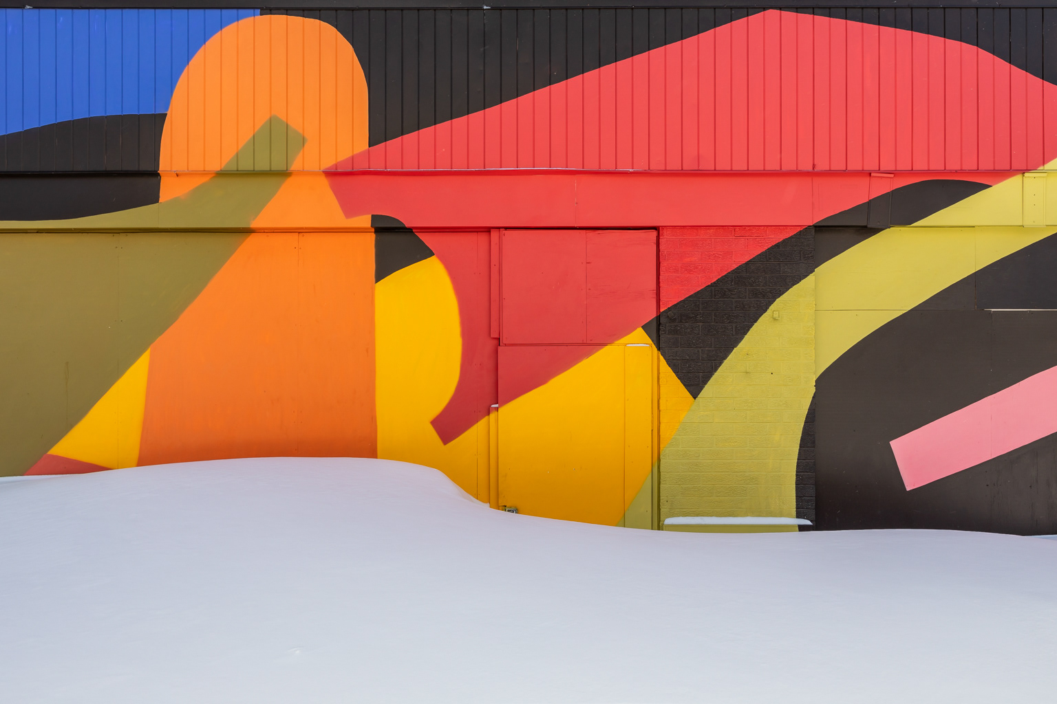 Murale rue Cartier-Bld René-Lévesque, Ilana Pichon © Marion Gotti