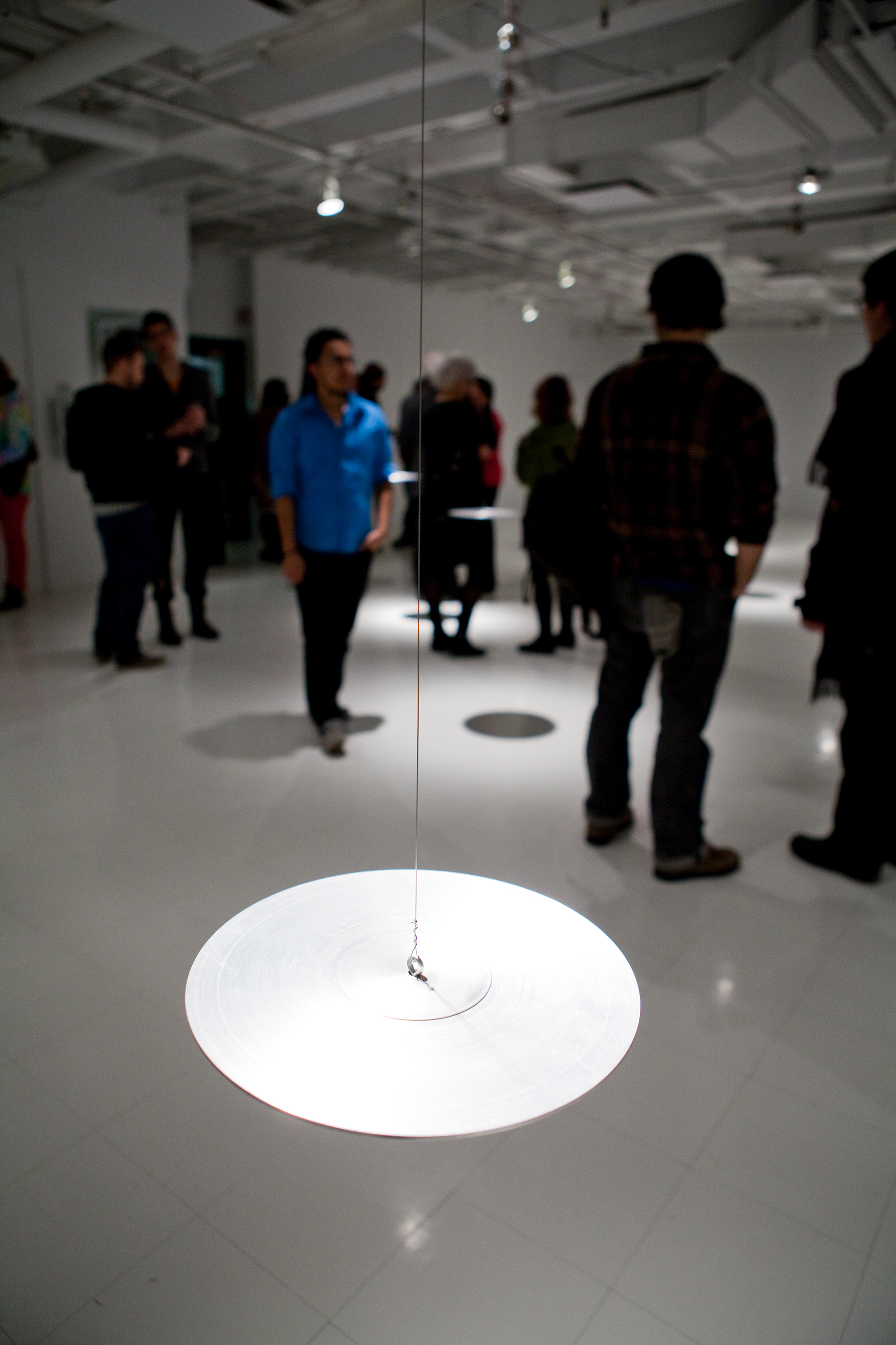 Exposition Resonant Platinum Records, Gordon Monahan, Galerie des arts visuels, Université Laval © Marion Gotti