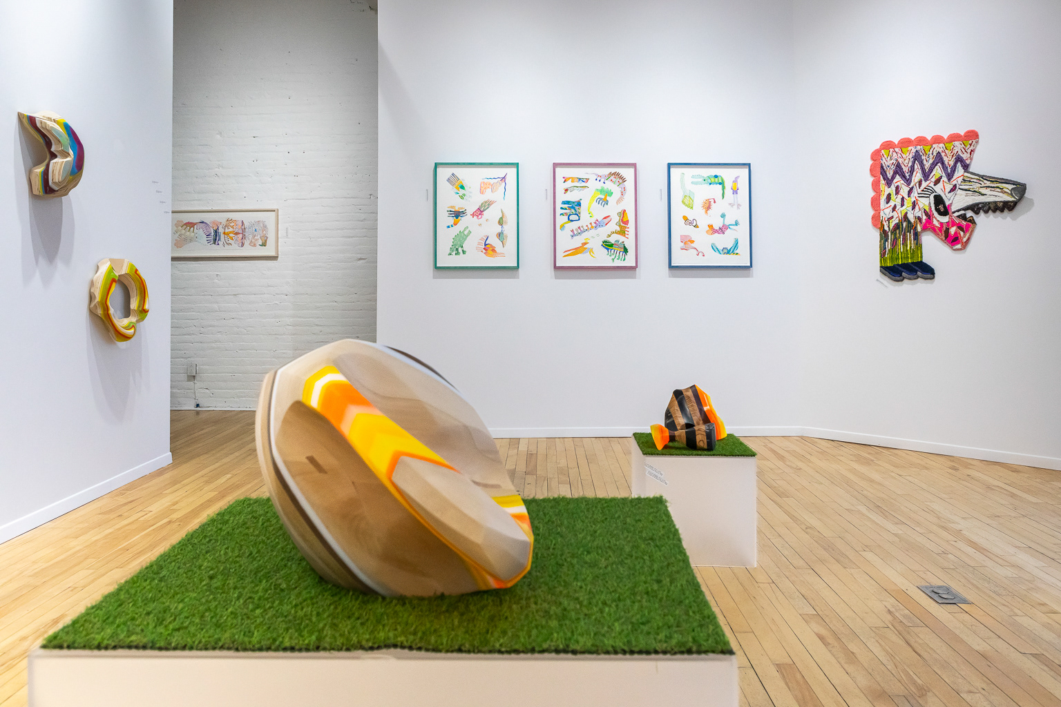 Exposition Matières à fabulation, Marie-Fauve Bélanger et Ilana Pichon, Galerie a © Marion Gotti