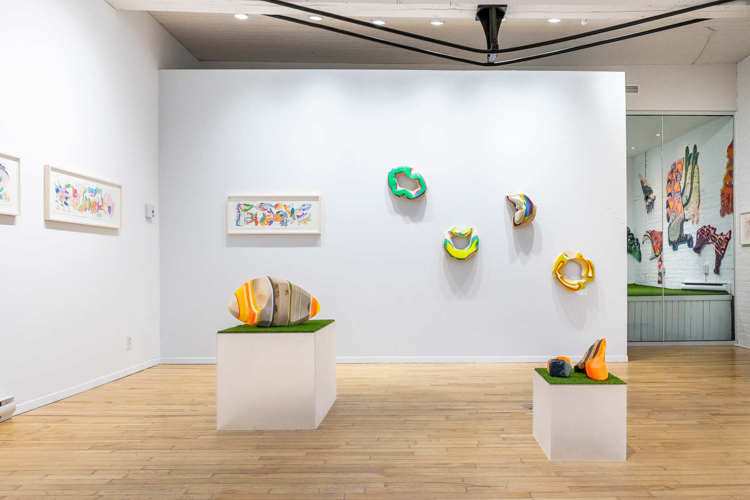 Exposition Matières à fabulation, Marie-Fauve Bélanger et Ilana Pichon, Galerie a © Marion Gotti