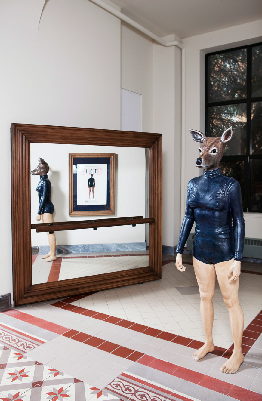 Œuvre Mire-toi, Jean-Robert Drouillard, Centre Alyne-Lebel © Marion Gotti