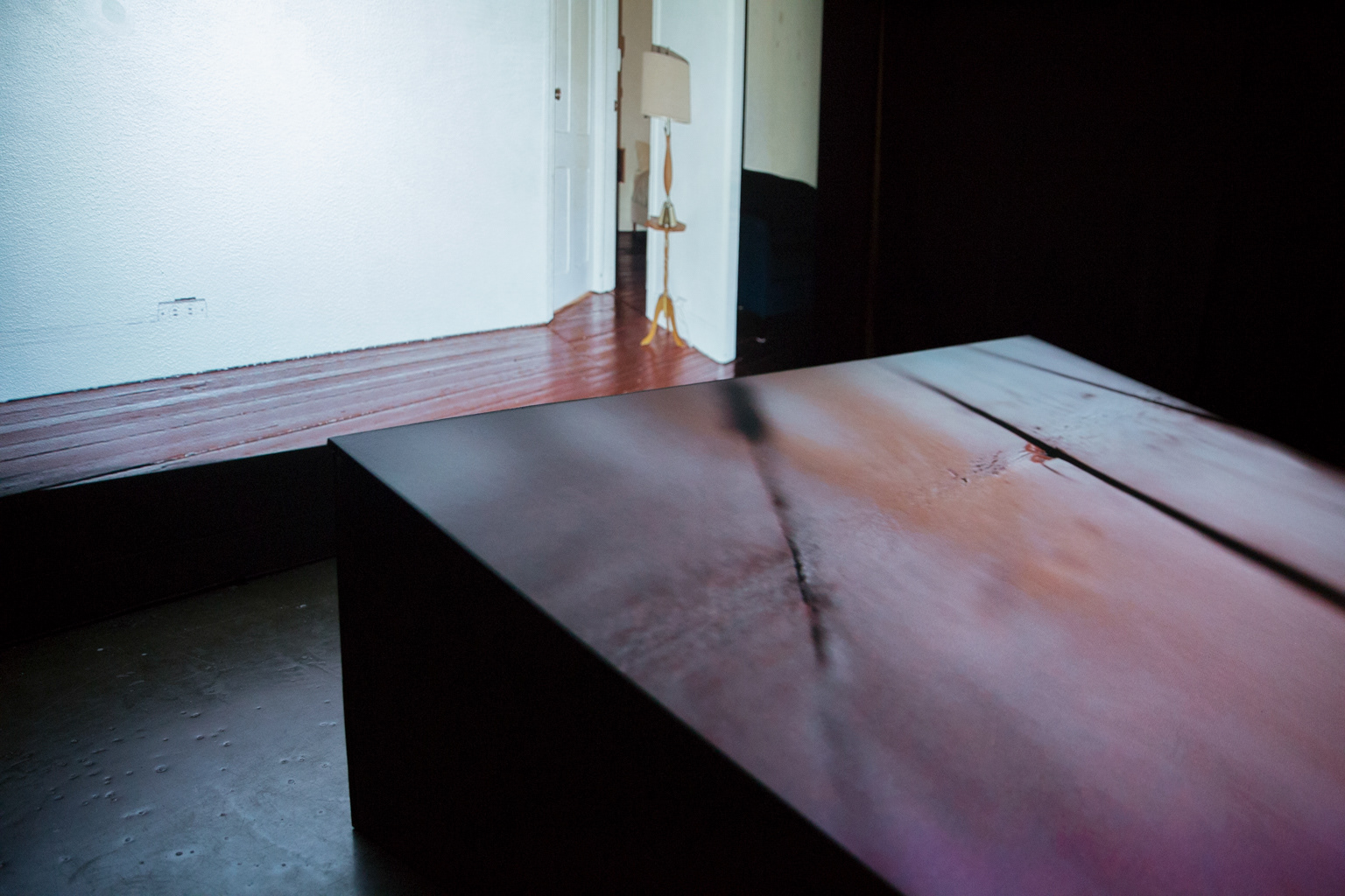 Vue de l'exposition « Projeté », La Bande Vidéo © Marion Gotti