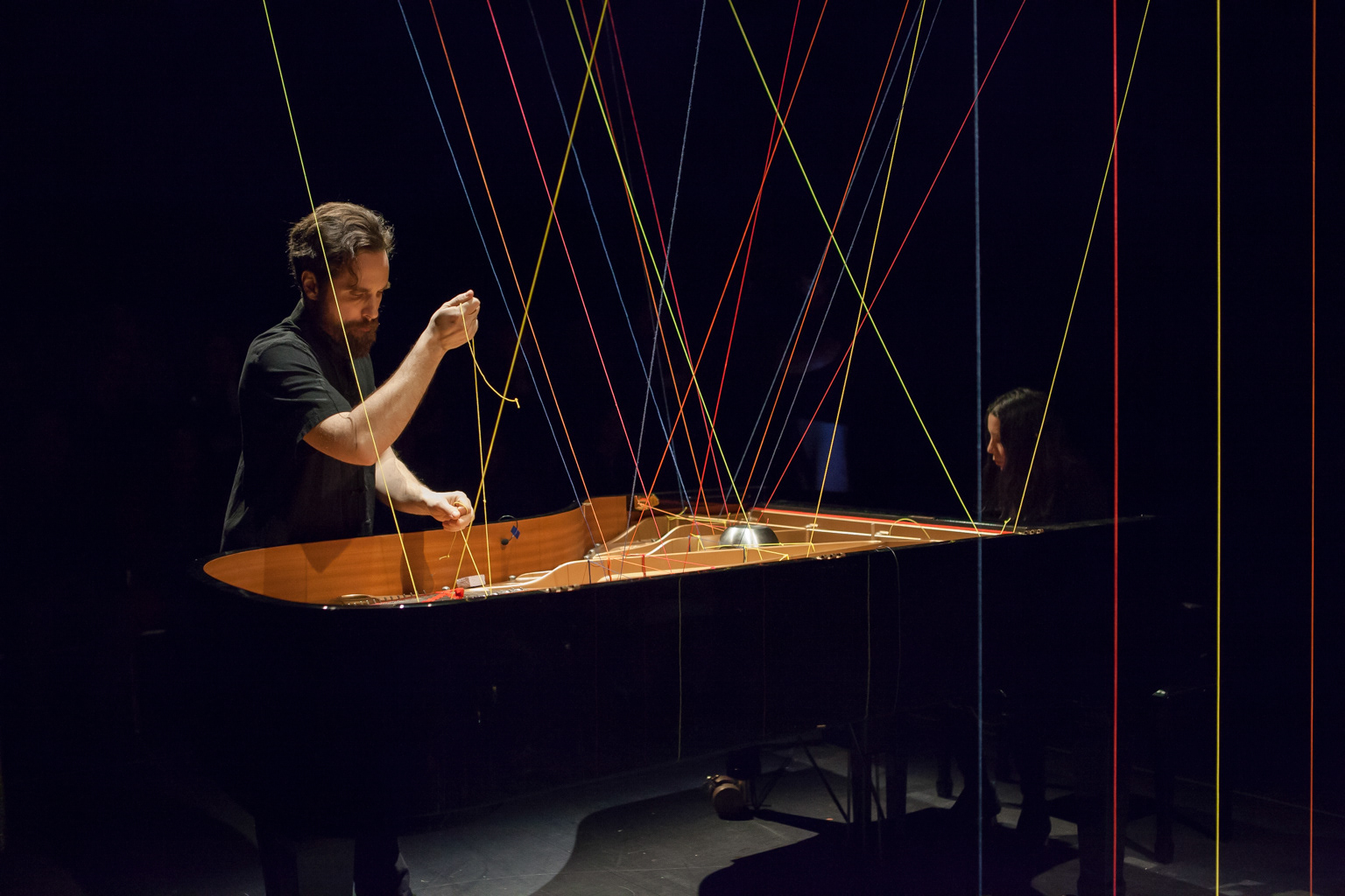 Performance Pianotissage, Philippe Lauzier, Avatar © Marion Gotti