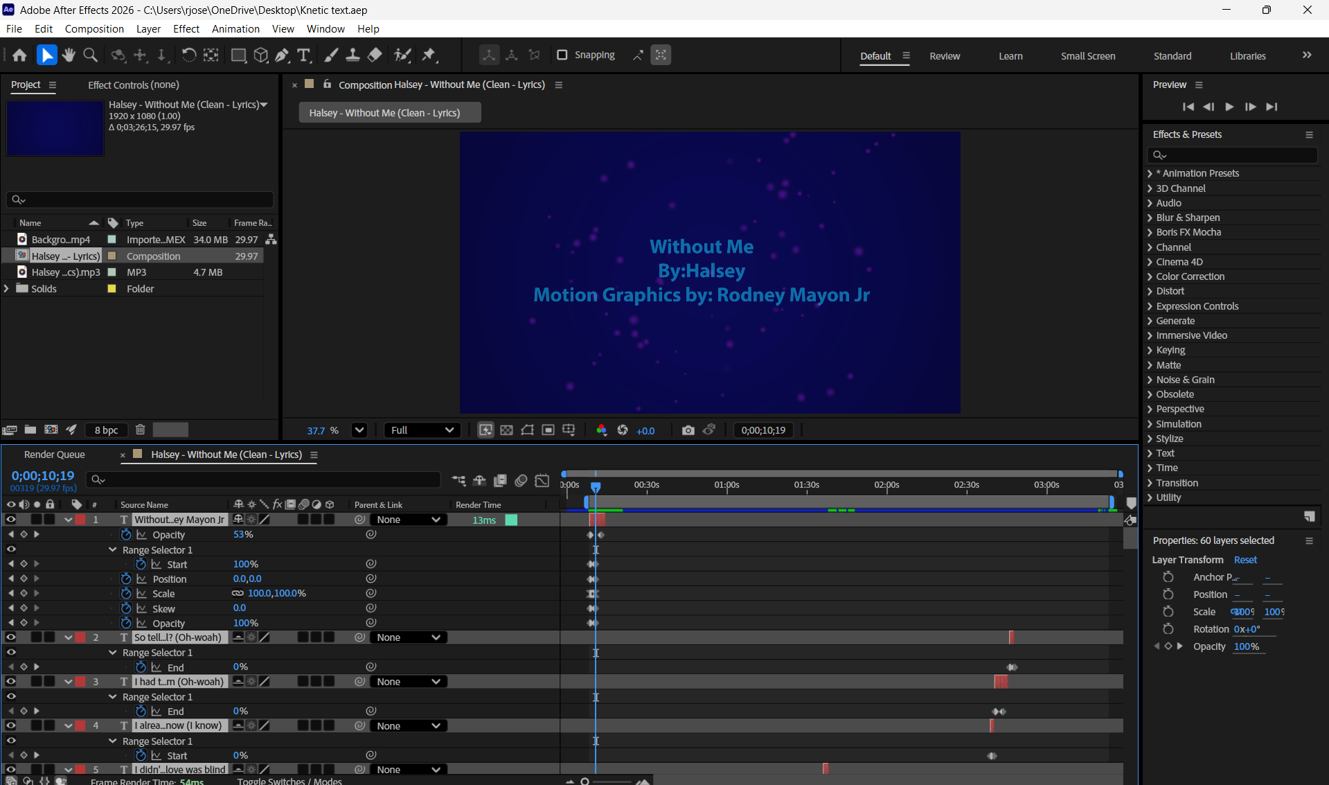 Project Timeline