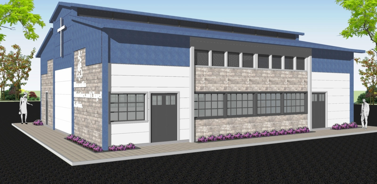 Renders of the proposed sanctuary