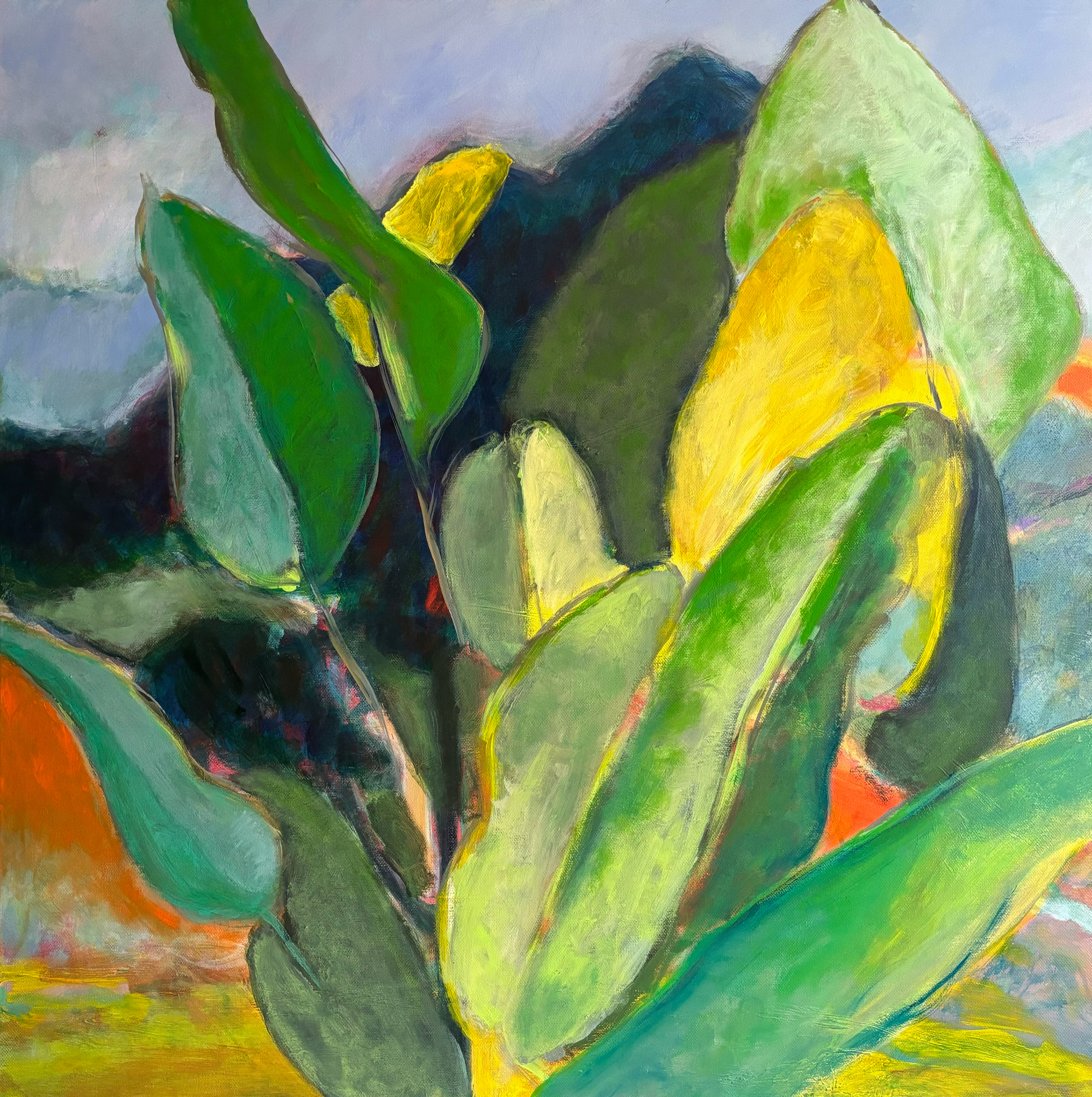 acrylique sur toile, 70 x 70 cm