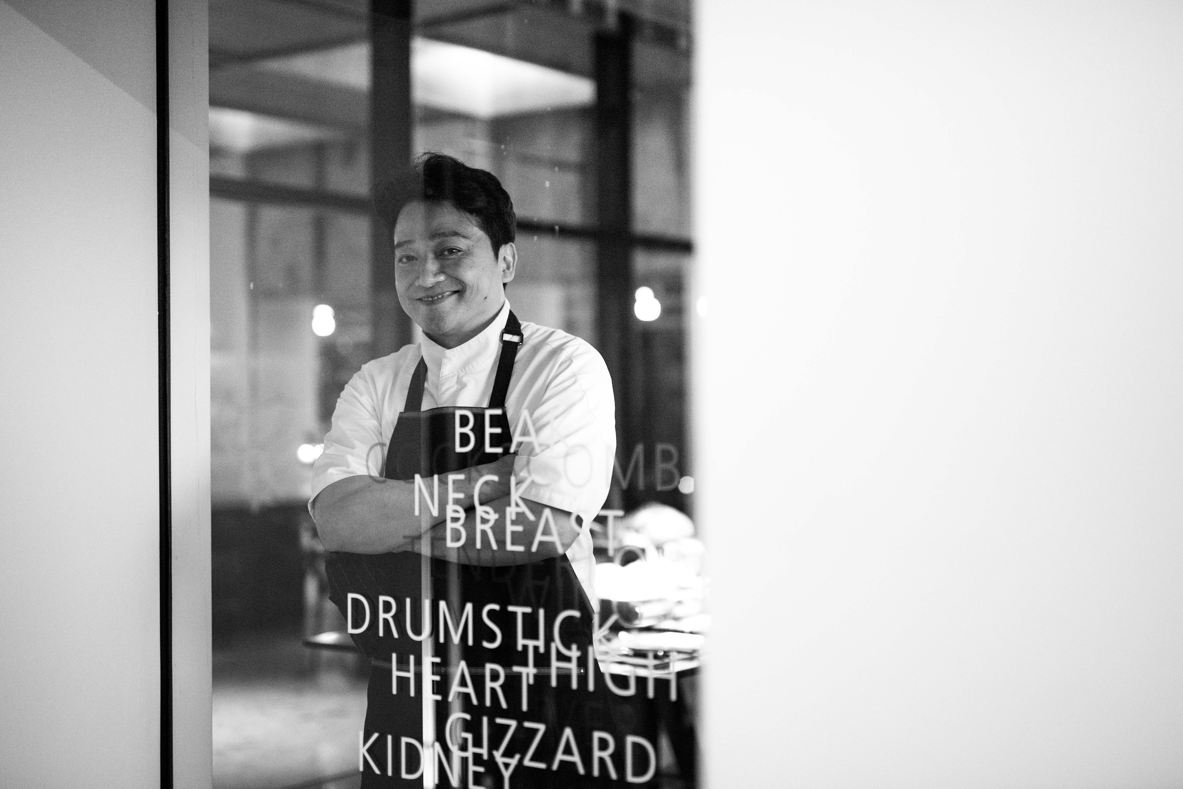 Professional portrait of Masashi Horiuchi, Chef at Entier French Dining Restaurant