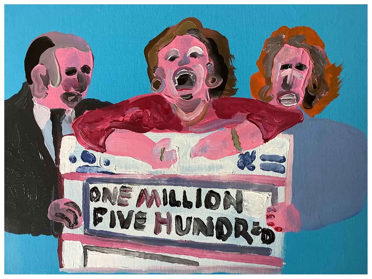 Lottery Winner Series - 2023 / Acrylic on board / A3