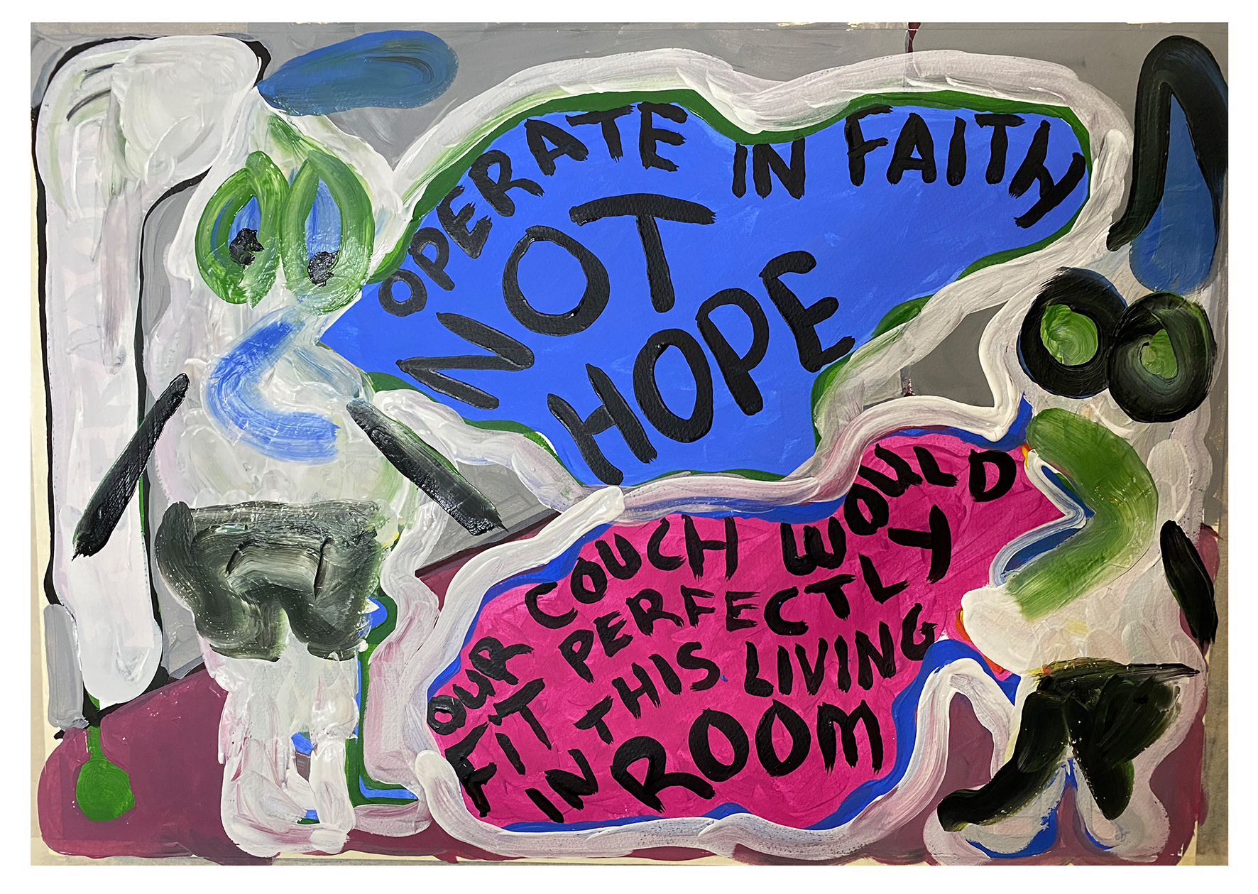 Operate in faith not hope + Our couch would fit perfectly in this living room. - 2025