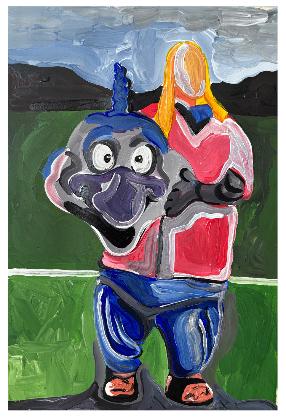 HUMAN HOLDING MASCOT / 2025