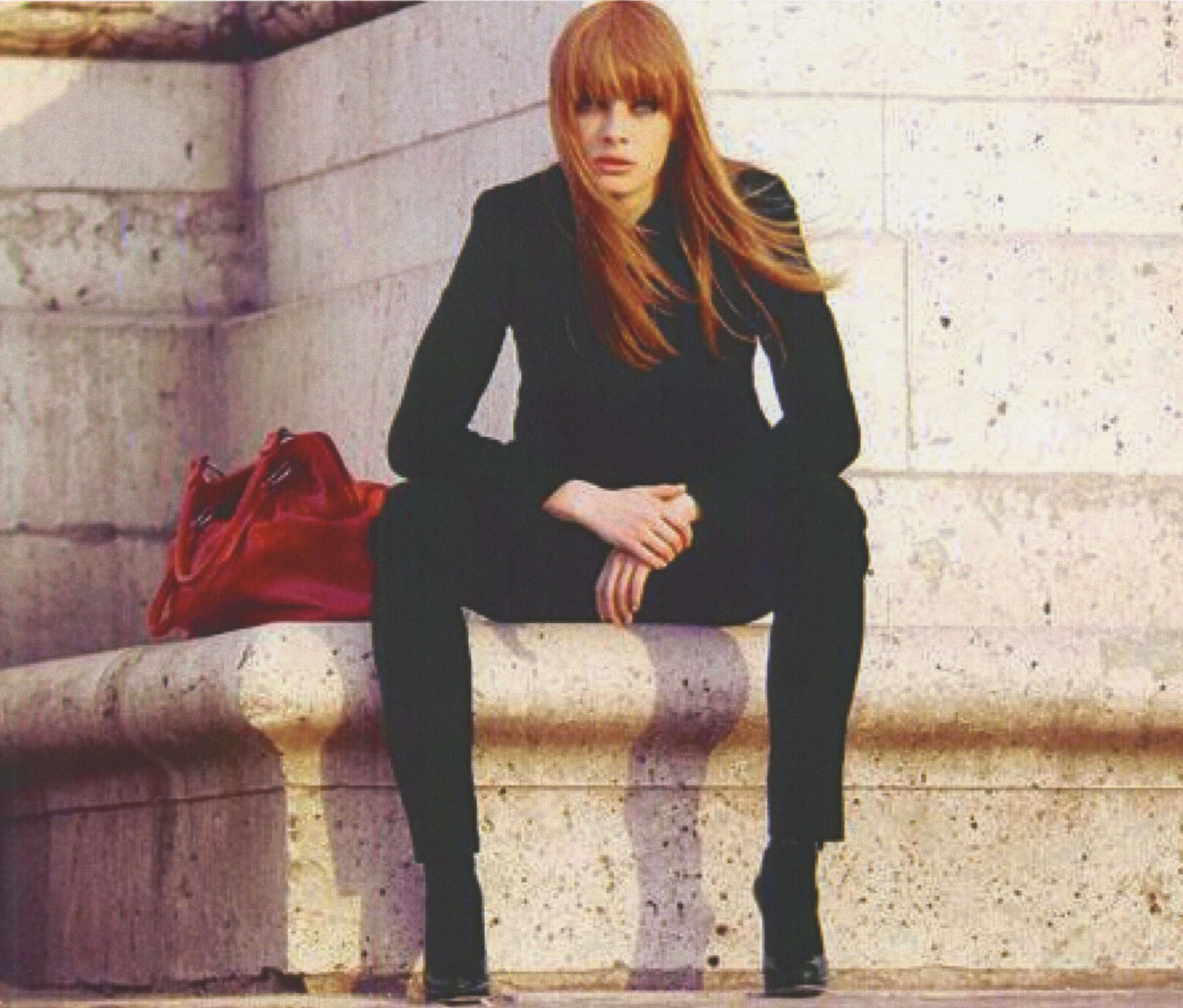 Classic black feminine/masculine suit