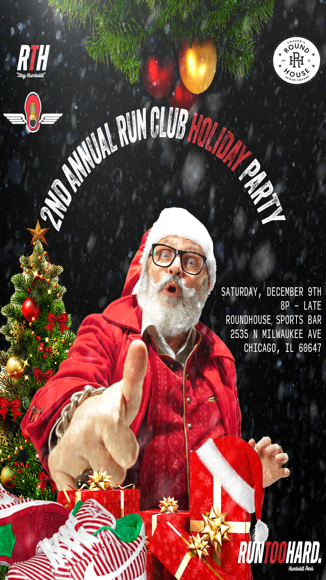 Live Hour Owner’s Club　2　Christmas Kofi Frimpong - Run Too Hard 2nd Annual Run Club Holiday