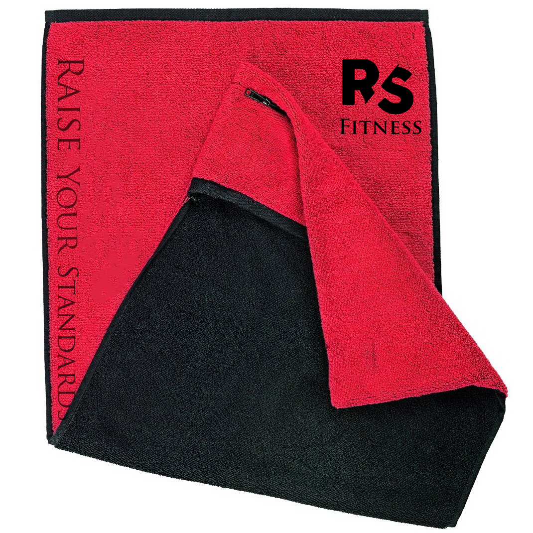 Mockup of RS Fitness Gym Towel