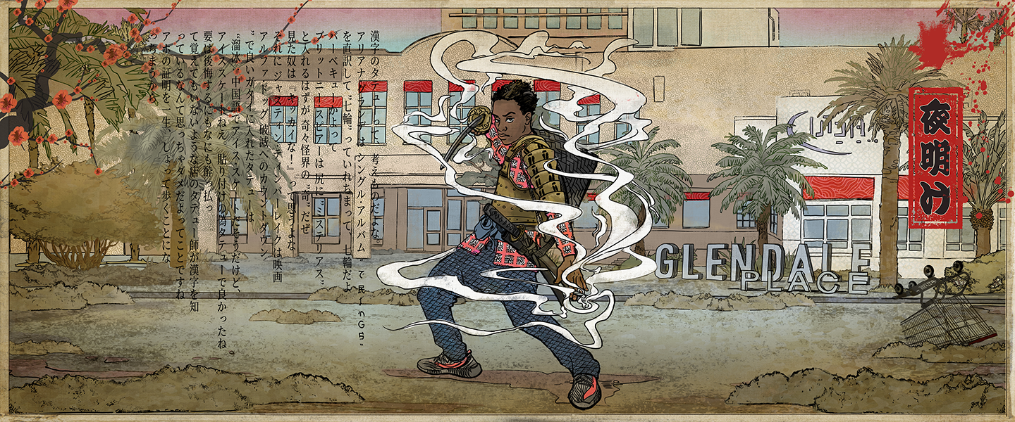 JAPANESE STYLE WOODBLOCK PRINTS: ORIGINAL ILLUSTRATIONS CREATED BY VICKI PUI