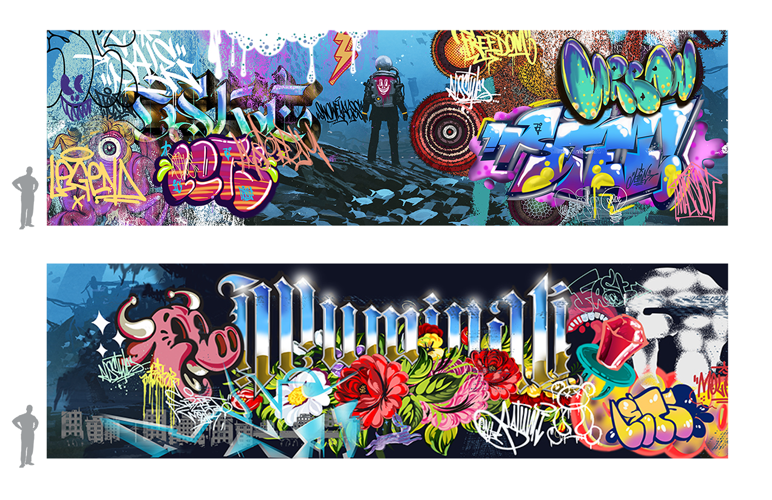 ADDITIOANL MIAMI MURAL DESIGNS