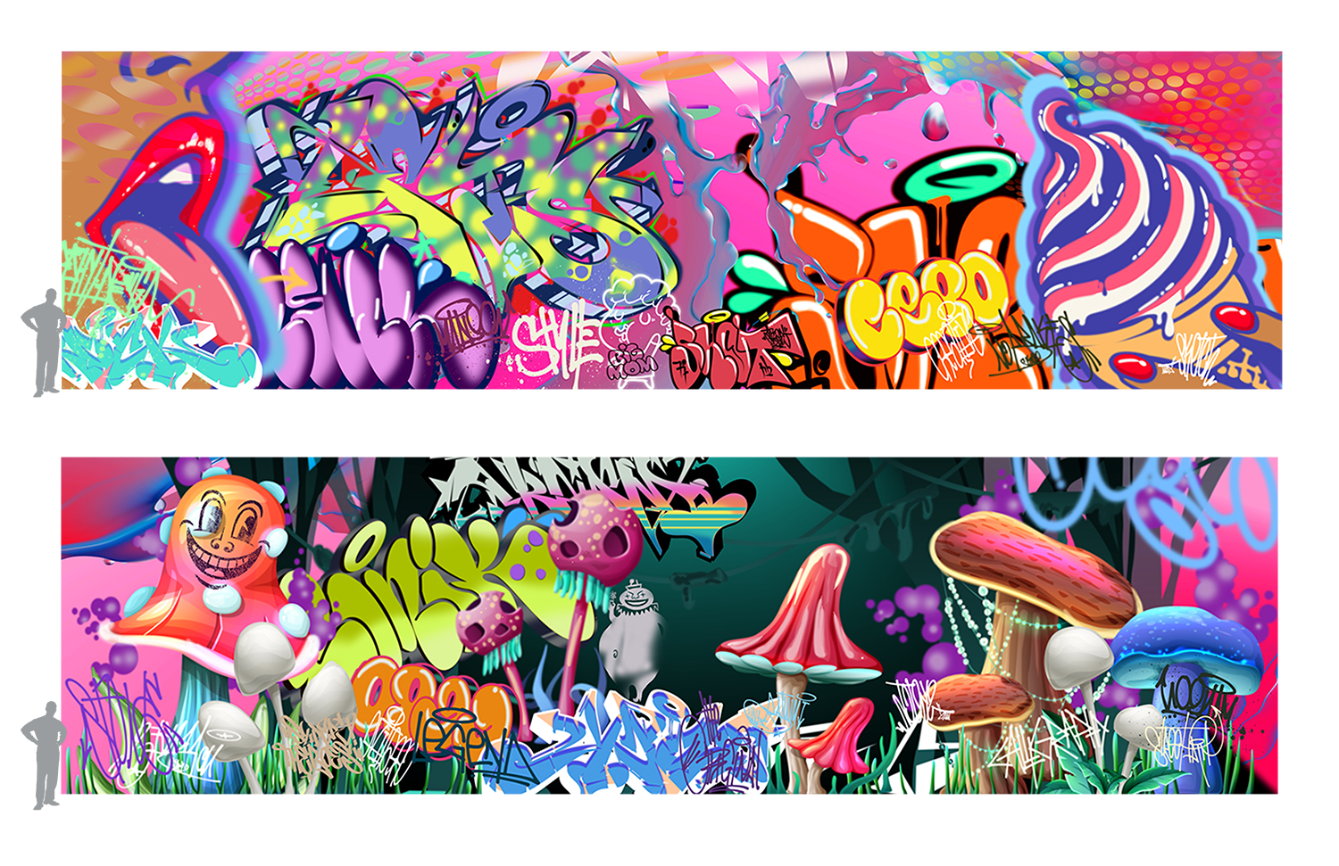 ADDITIOANL MIAMI MURAL DESIGNS