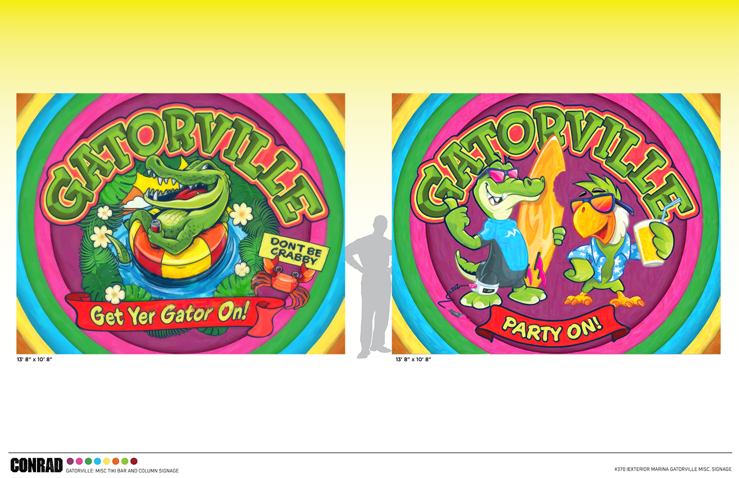 GATORVILLE: PAINTED MURAL DESIGNS