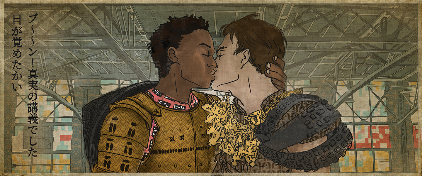 I ADDED ADDITIONAL COLOR WORK, TEXTURES, TYPOGRAPHY, PATTERN, & GRAPHIC DETAIL