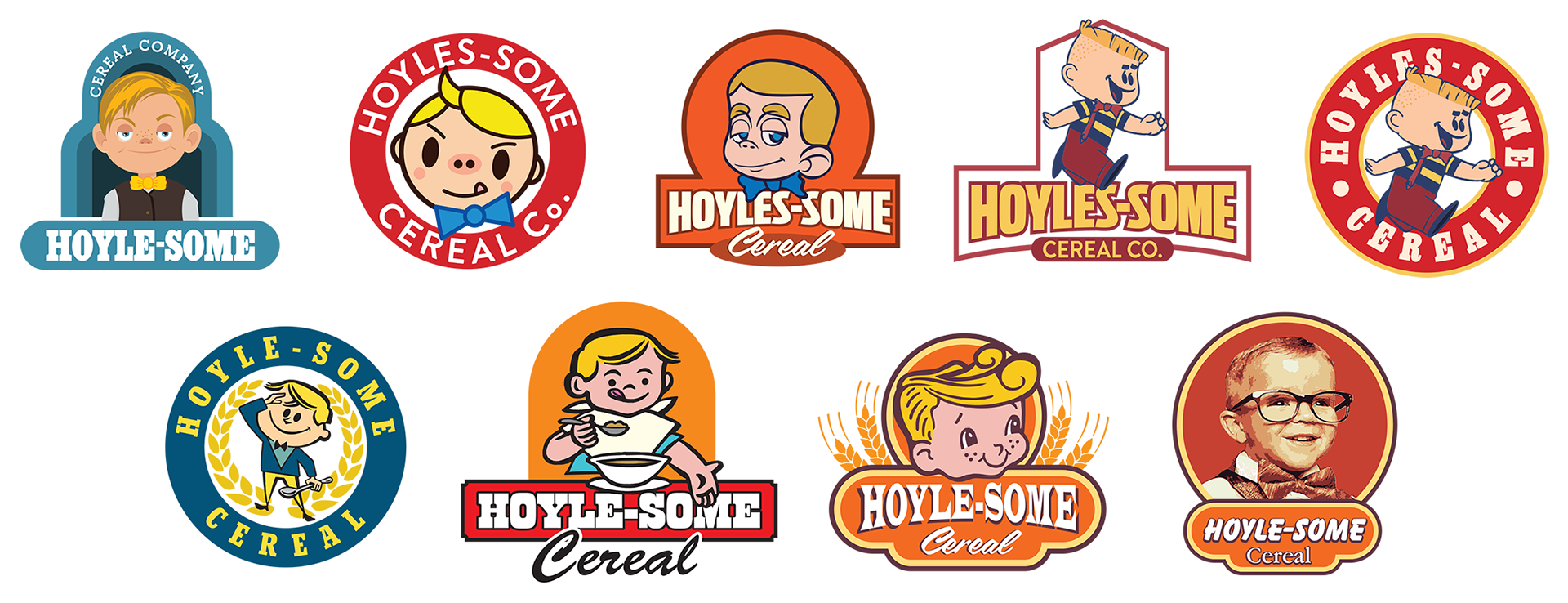 HOYLES CEREAL COMPANY PERIOD LOGO DEVELOPMENT
