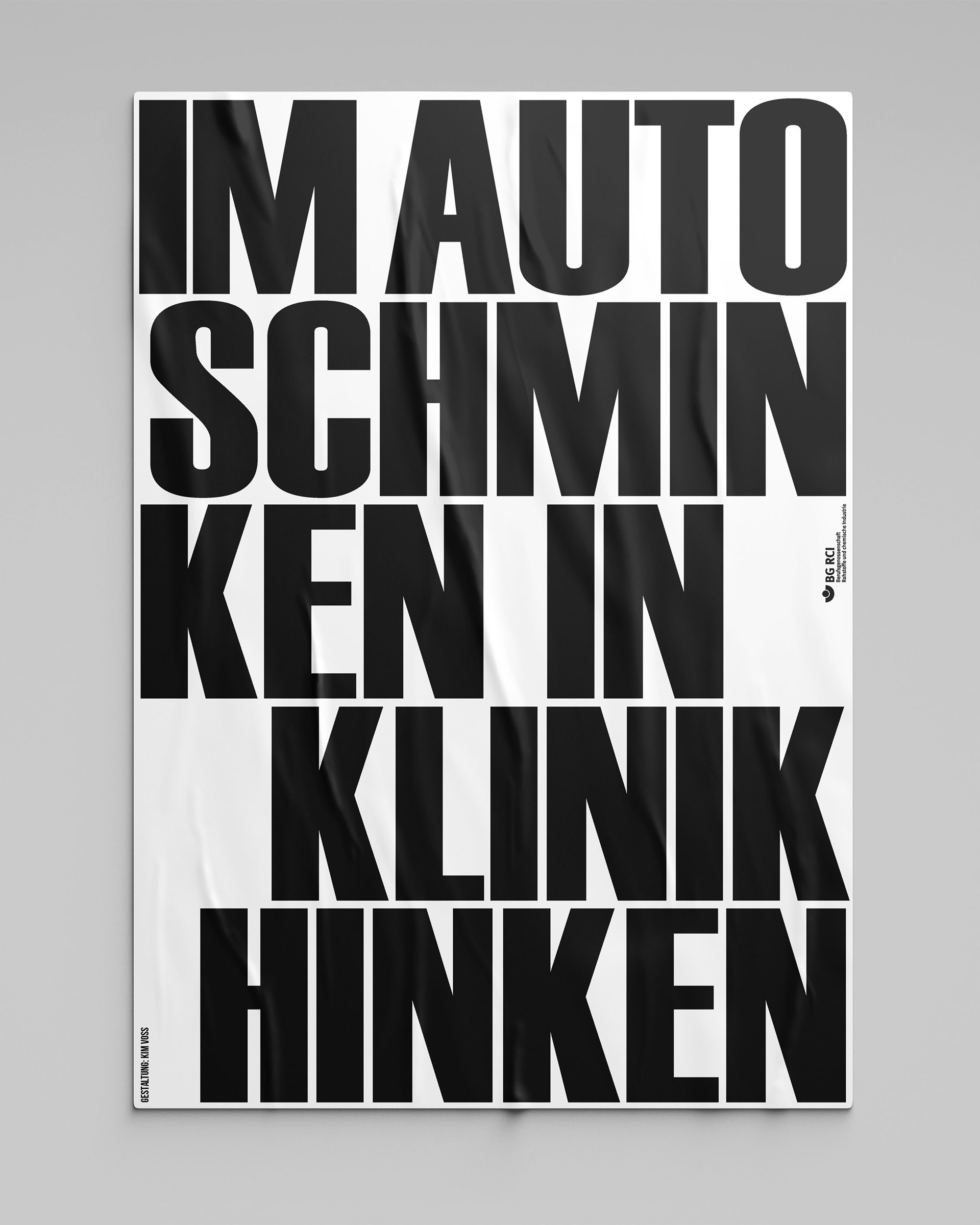 Plakatwettbewerb Arbeitsschutz 2019 der BG RCI