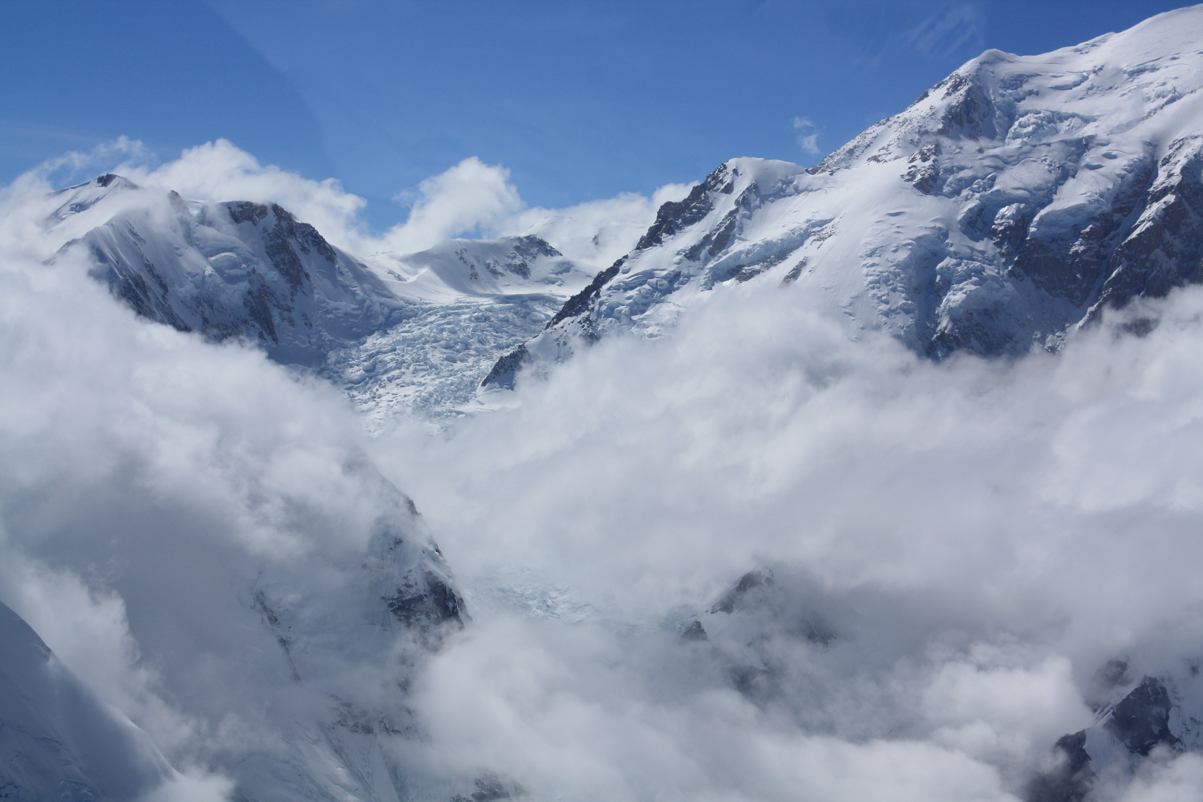Glacier in the Clouds