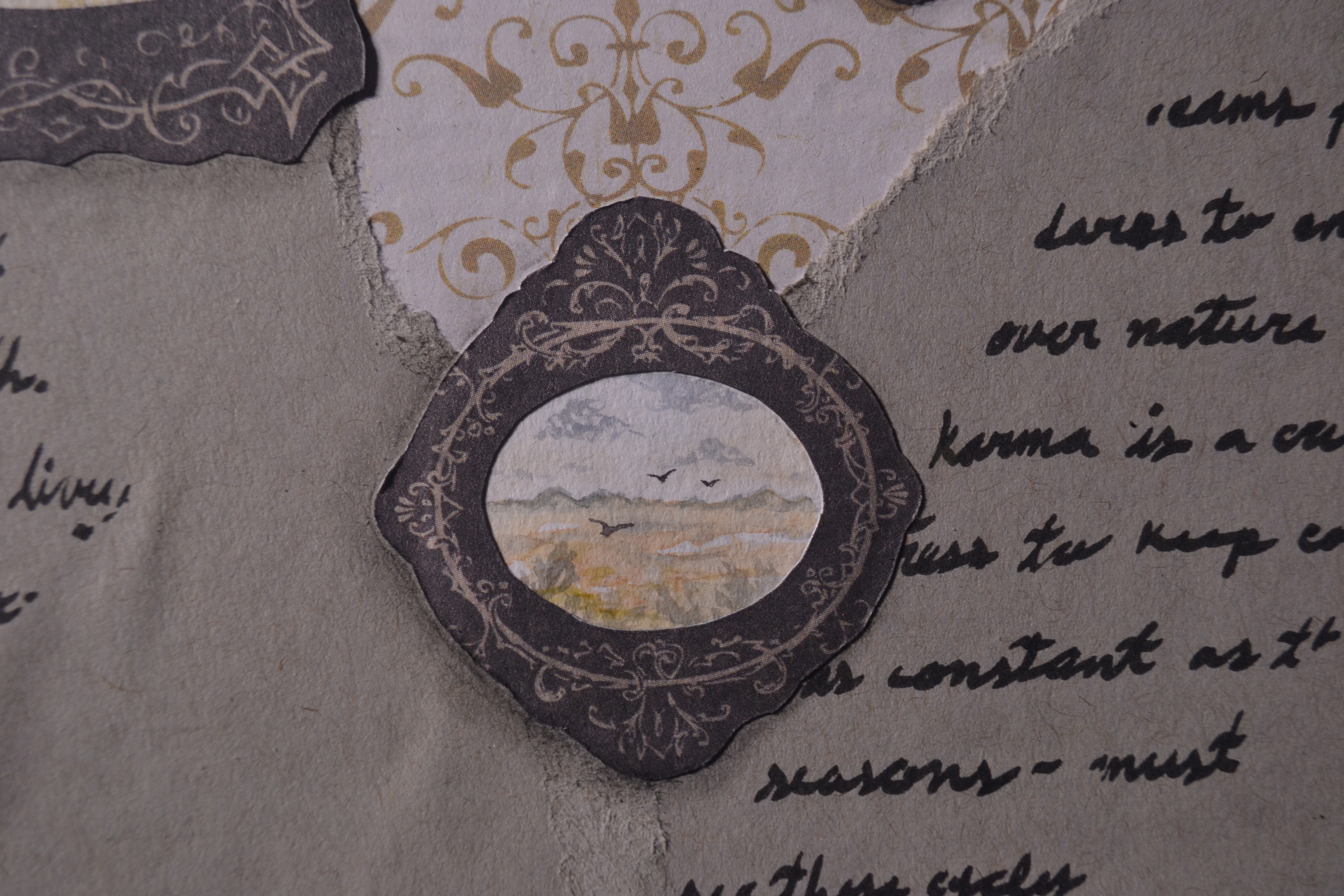 Miniature Watercolor Painting
