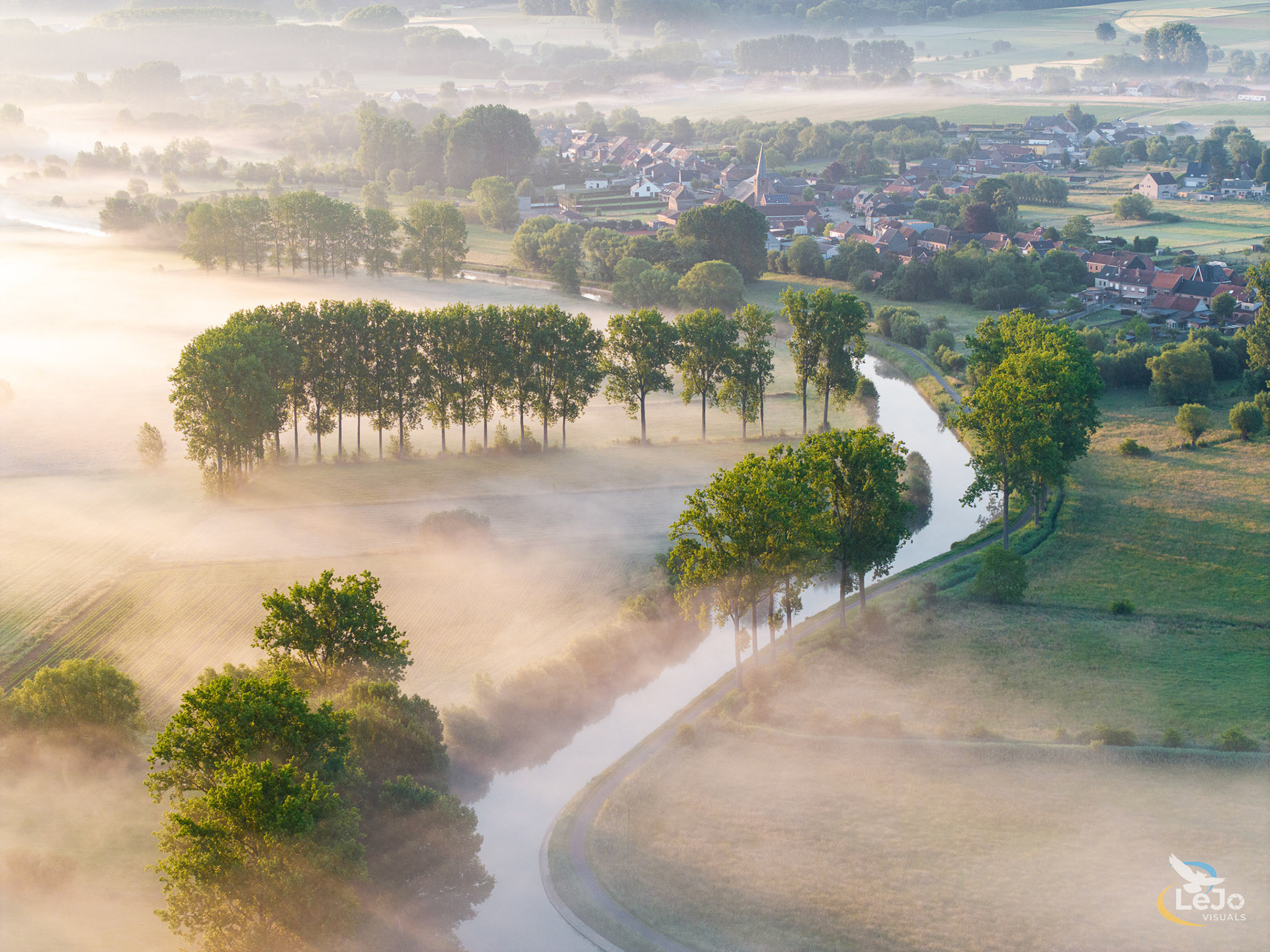 Dender in mist gehuld - Geraardsbergen